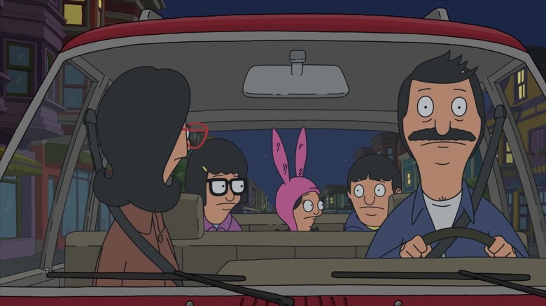 Bob drives, Linda looks at the kids