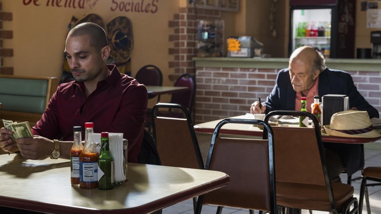 Michael Mando and Mark Margolis in Better Call Saul