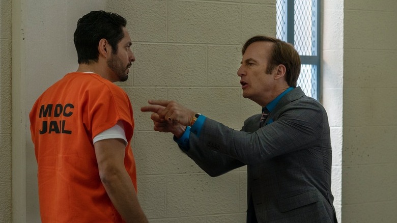 Maximino Arciniega and Bob Odenkirk in Better Call Saul
