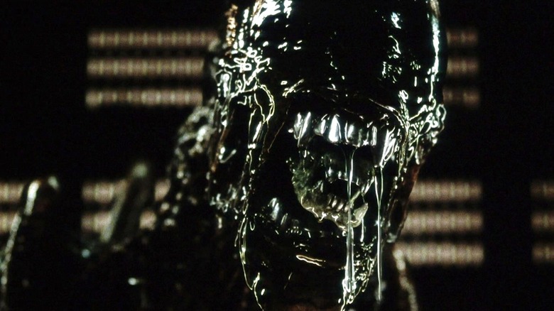 The Xenomorph growling in Alien Resurrection