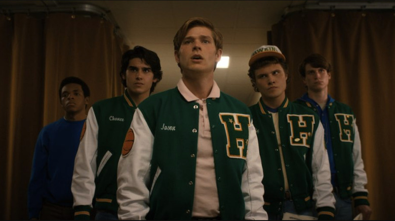 The Hawkins High School Basketball Team in Stranger Things