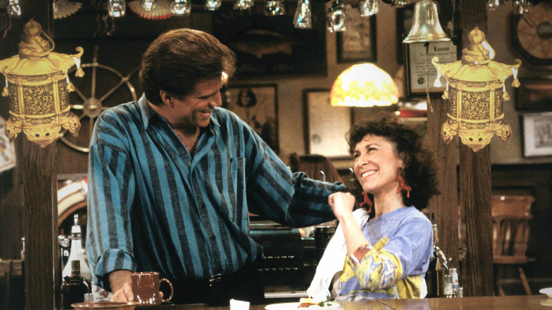 Cheers Sam and Carla laughing