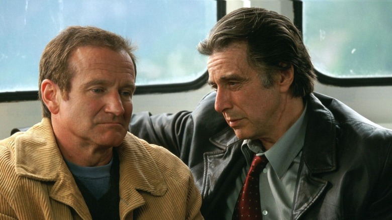 Al Pacino chats with Robin Williams