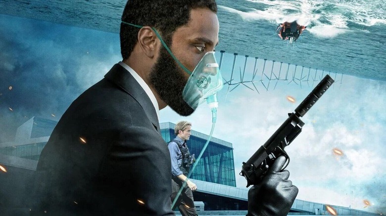 John David Washington wears an oxygen mask