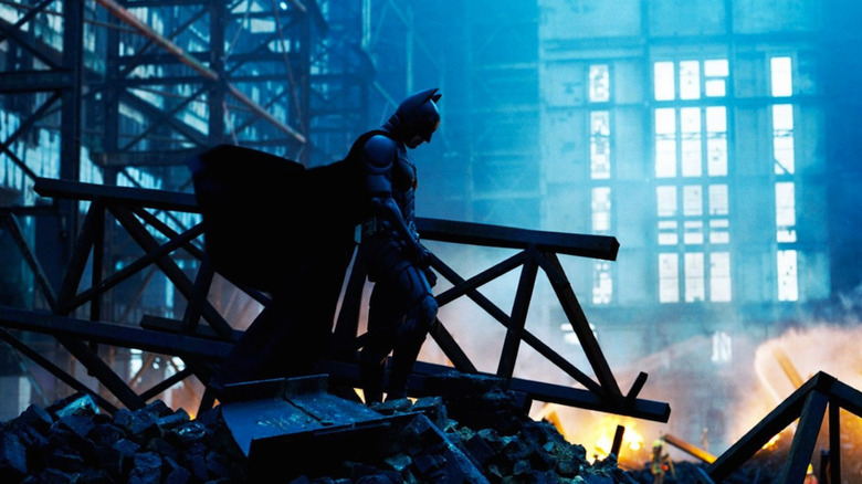 Batman bows his head