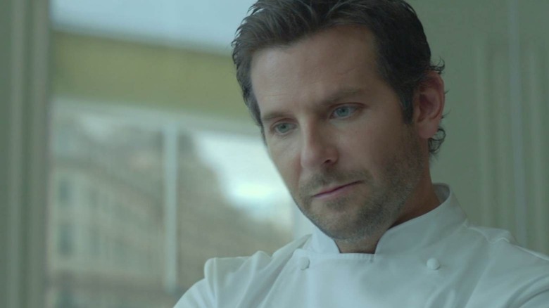 Bradley Cooper in Burn looking down