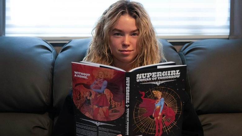 Milly Alcock reading Supergirl