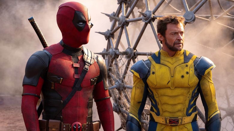Deadpool and Wolverine stood together in Deadpool and Wolverine