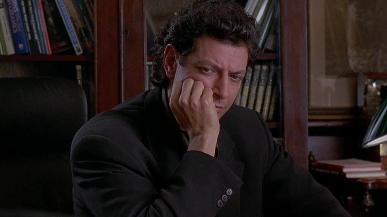 Jef Goldblum as Hatch, thinking too much in Hideaway