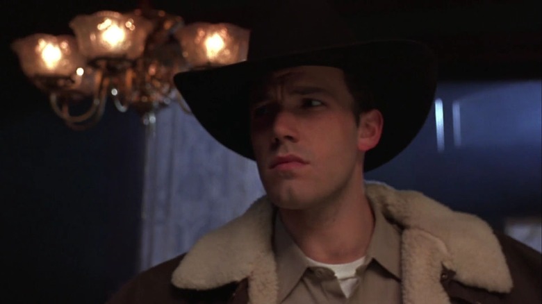 Ben Affleck as Bryce, surveying the scene in Phantoms