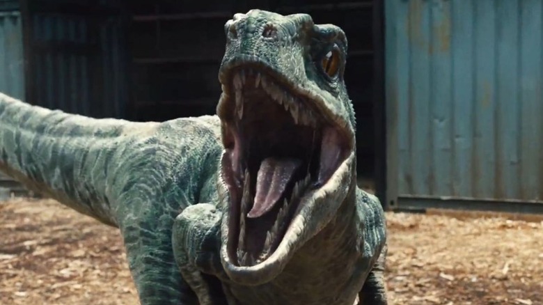 jurassic world dominion raptor yelling