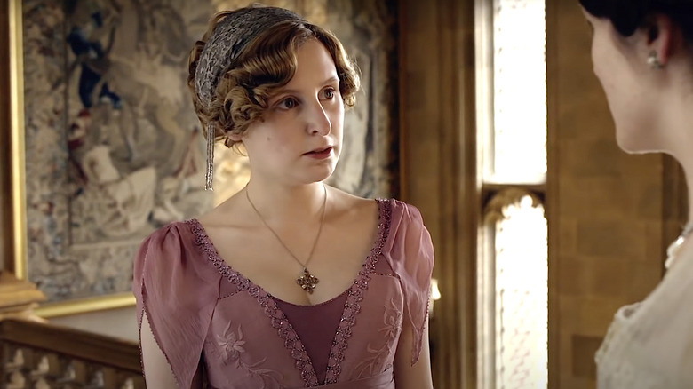 Lady Edith in Downton Abbey