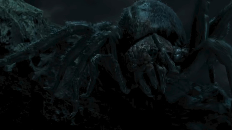 Shelob in dark lair