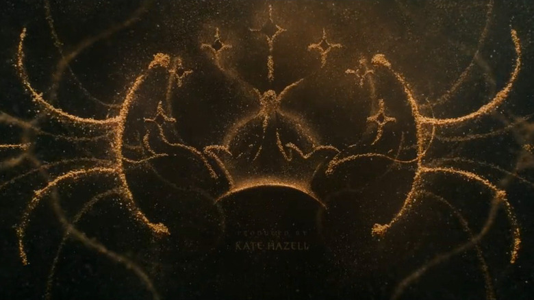 A crown and seven stars