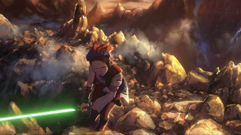 A still from the Bird of Paradise episode of Star Wars: Visions