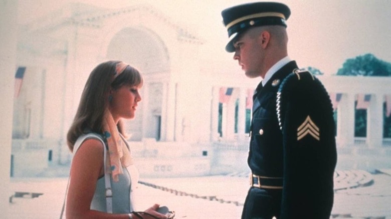 Mary Stuart Masterson and D.B. Sweeney in "Gardens of Stone"
