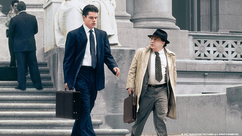 Matt Damon and Danny DeVito in "The Rainmaker"