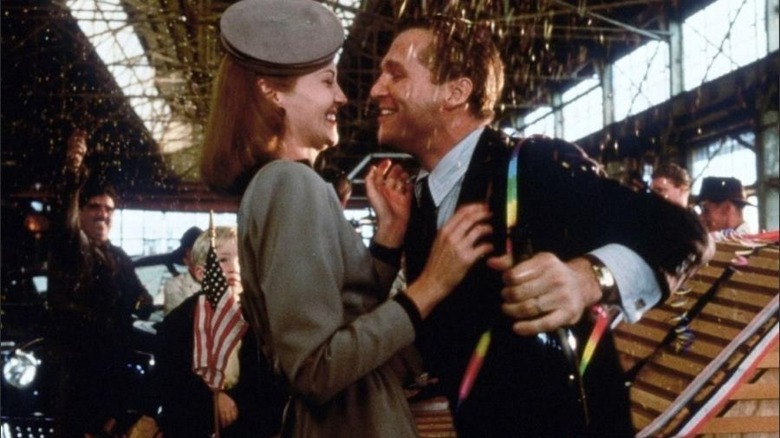 Jeff Bridges and Joan Allen in "Tucker: The Man and His Dream"