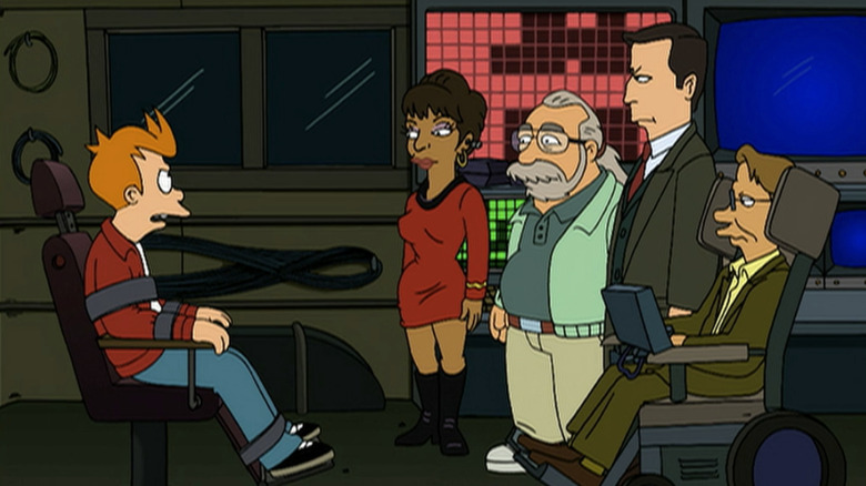 Antologia de interesse Futurama 1 Fry Nichelle Nichols Gary Gygax Al Gore Stephen Hawking