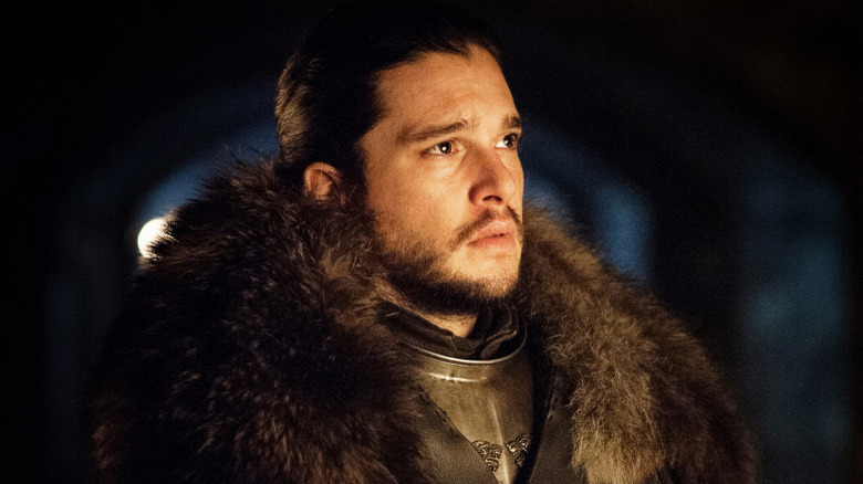 Kit Harington as Jon Snow on Game of Thrones