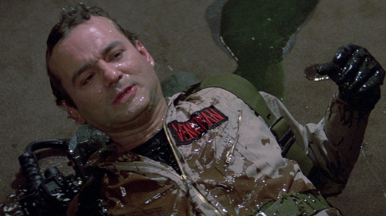 Venkman covered in goo