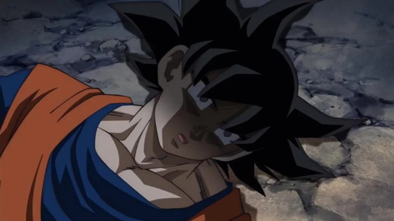Goku lies dead in Dragon Ball Super