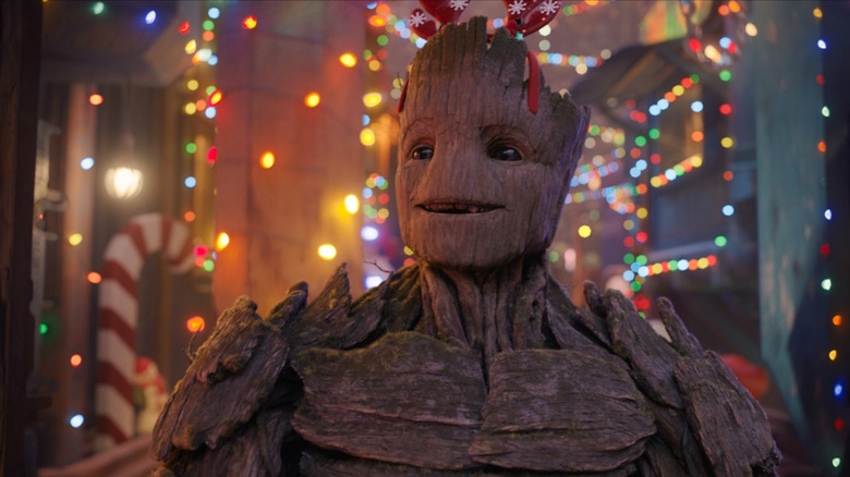 Groot smiling on Knowhere