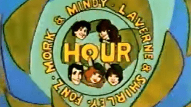 Title card for Mork & Mindy/Laverne & Shirley/Fonz Hour