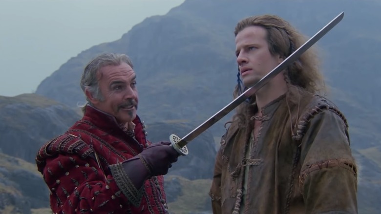 Christopher Lambert and Sean Connery