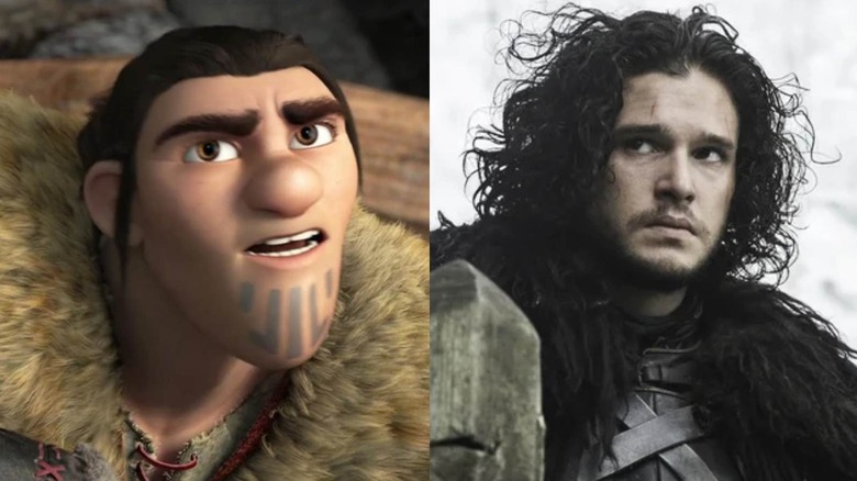 Eret how to train your dragon by looking for Jon Snow on Game of Thrones