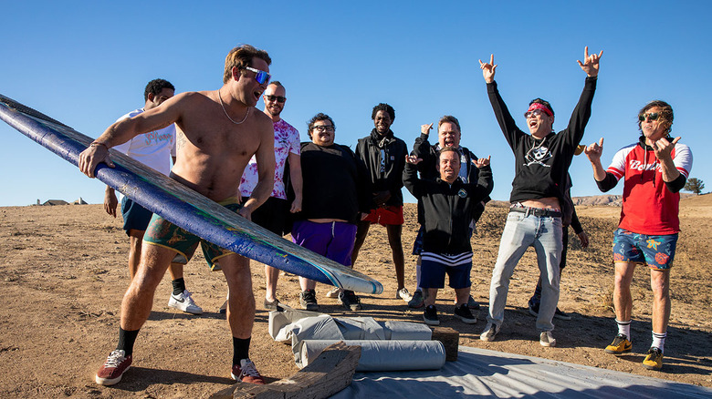 Jackass crew in "Jackass Forever"