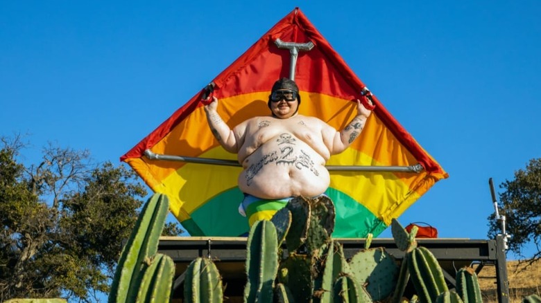 Zach Holmes in "Jackass Forever"