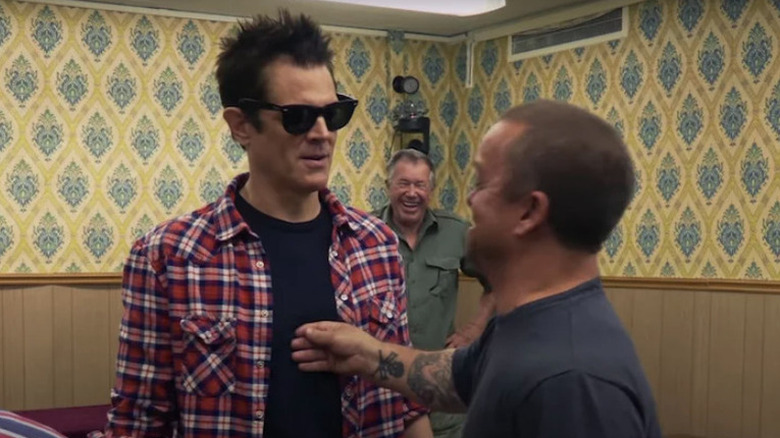 Johnny Knoxville and Wee Man