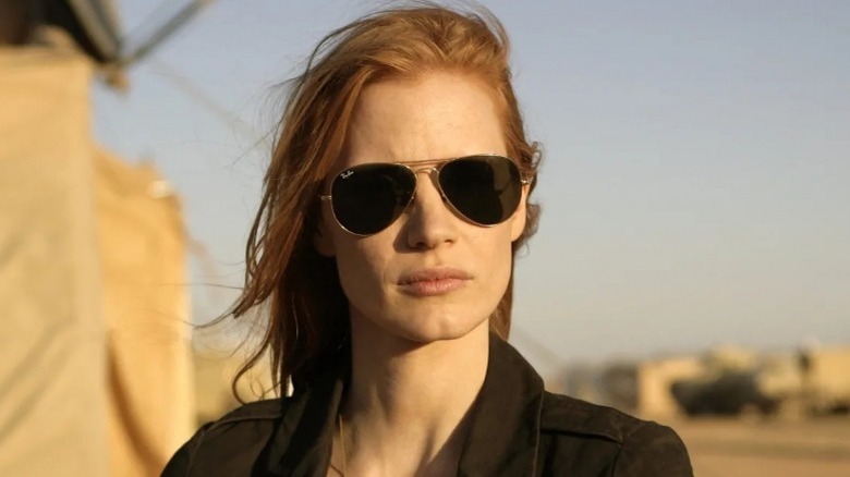 Maya wearing sunglasses Zero Dark Thirty