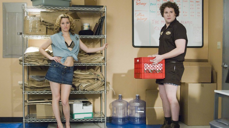 Elizabeth Banks and Seth Rogen in Zack and Miri Make a P****