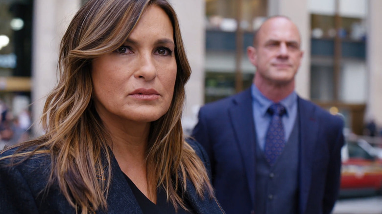 Mariska Hargitay and Chris Meloni on "Law & Order: SVU"