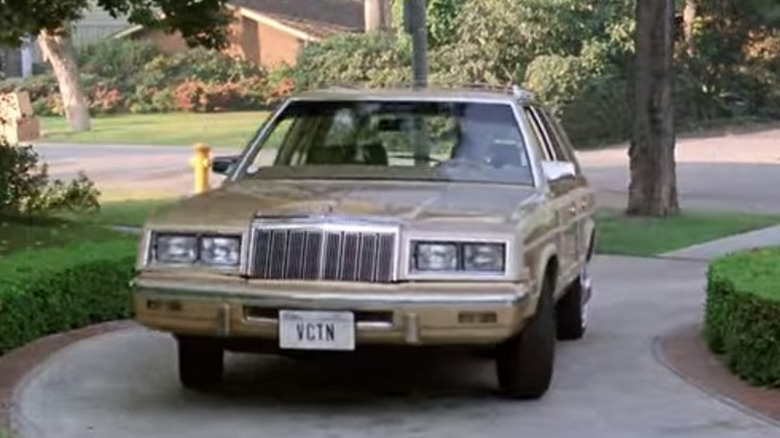 A car with a VCTN license plate in Ferris Bueller's Day Off