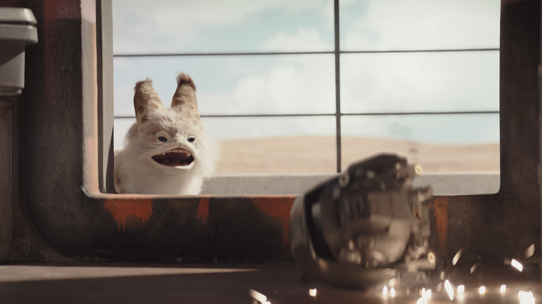 Sabine's Loth-cat observes a droid beheading