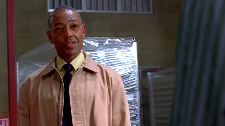 Giancarlo Esposito's Gustavo Fring speaking in Breaking Bad
