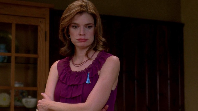 Betsy Brandt's Marie Schrader pulling a face in Breaking Bad