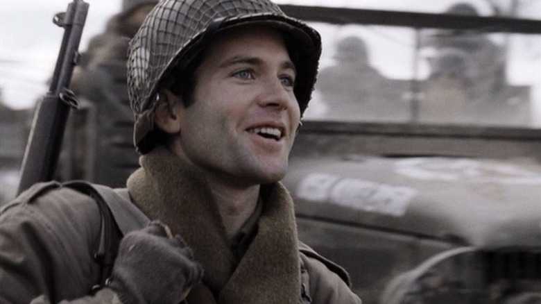 Webster smiling on jeep