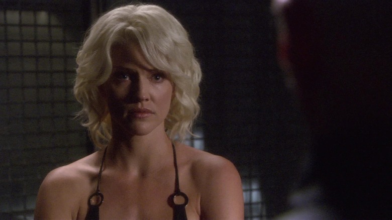 Battlestar Galactica Caprica Six looking