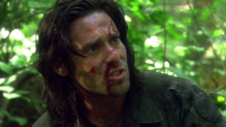 Battlestar Galactica Gaius Baltar bloody