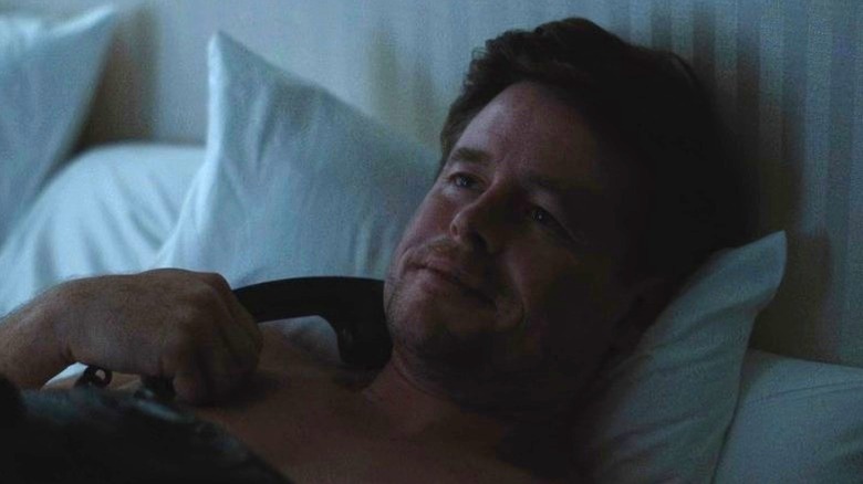 John F. Kennedy lying in bed and talking to Norma Jeane