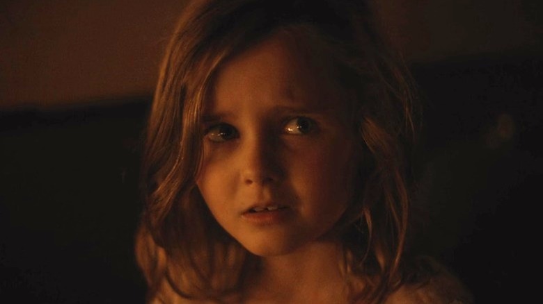 Norma Jeane questioning her mother in the car