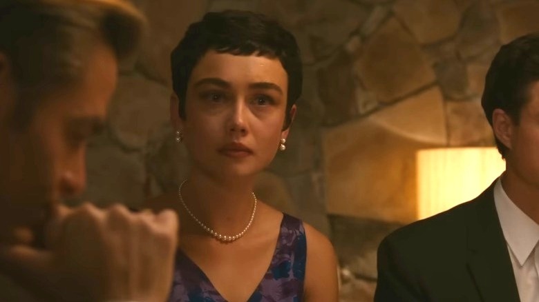 Violet Johnson looking concerned