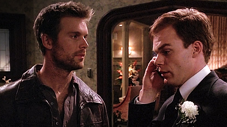 Nate and David at the funeral home 