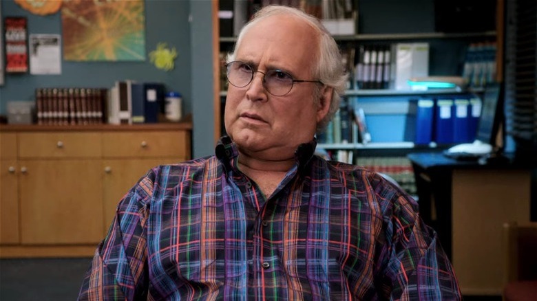 Pierce Chevy Chase Community looking confused