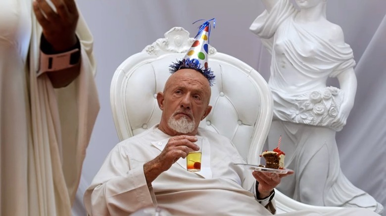 Buzz Hickey Jonathan Banks meowmeowbeanz party hat