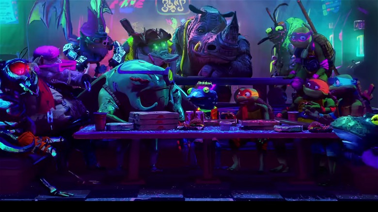 Ninja Turtles break bread with Superfly's team